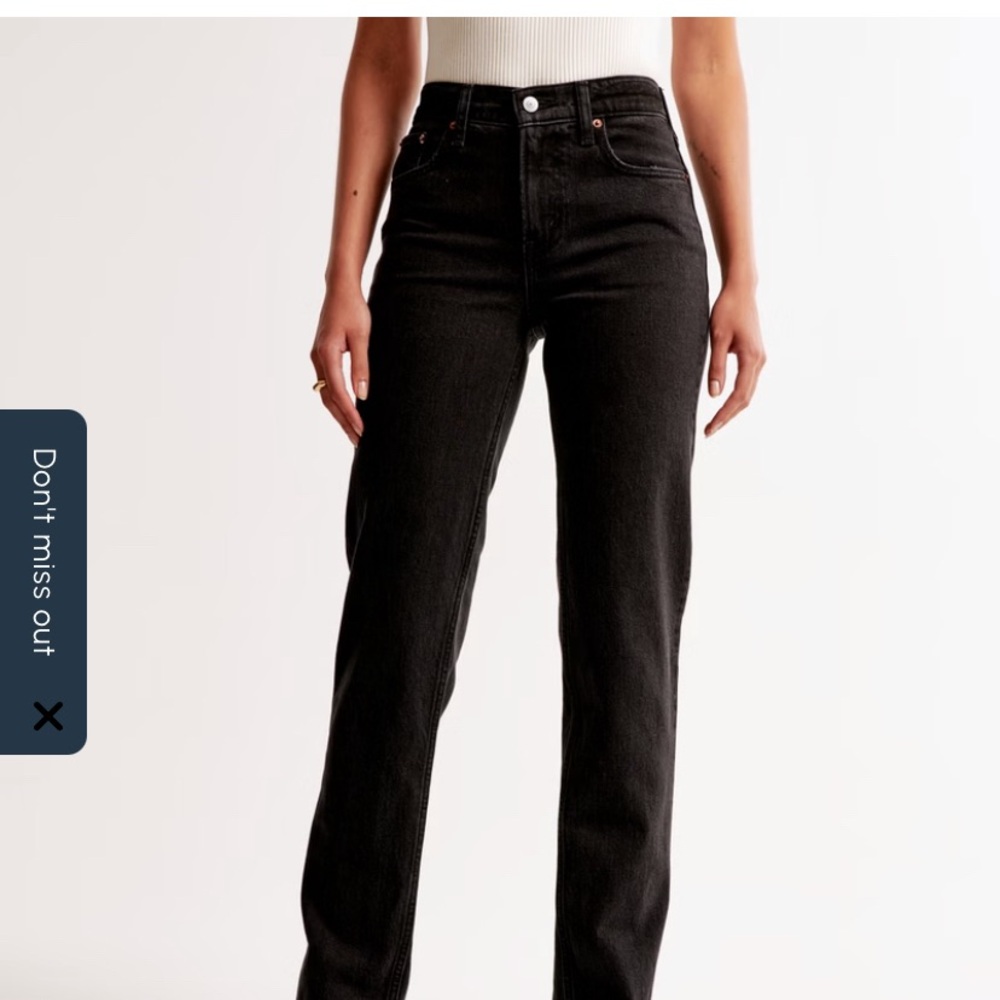 Abercrombie & Fitch Mid Rise The 90s Straight SIZE 28/6R